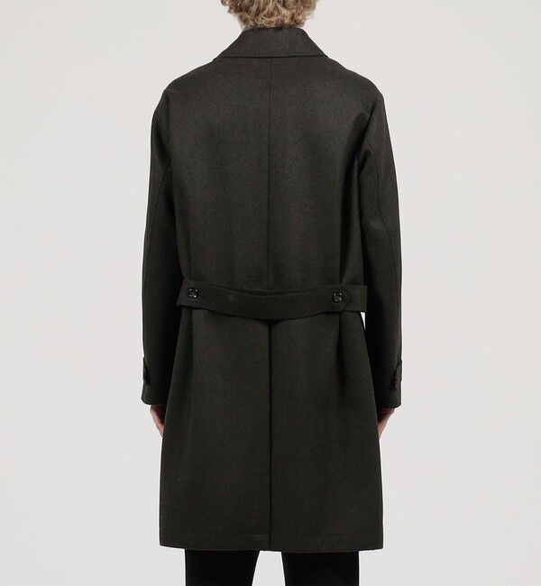 TOMORROWLAND MENS「ウールカシミヤ メルトン ベルテッド ステンカラーコート」|ステンカラーコート|