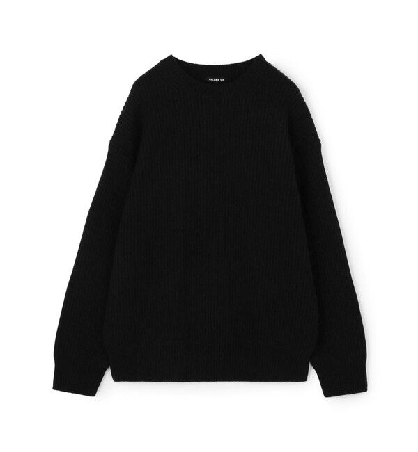 GALERIE VIE「ファインウール クルーネック プルオーバー」|ニット・セーター|19 ブラック