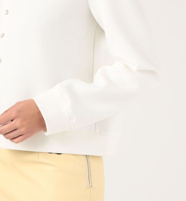 MACPHEE「【WEB限定】エアークッション クルーネックカーディガン」|カーディガン|