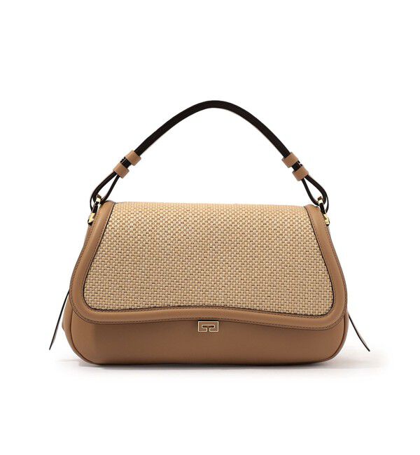 TOMORROWLAND GOODS「LORISTELLA CLEA RAFFIA 2-way バッグ」|ハンドバッグ|44 ライトブラウン系