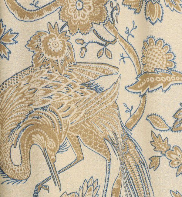 SOULEIADO「ポリエステルプリント プリーツマキシスカート」|スカート|