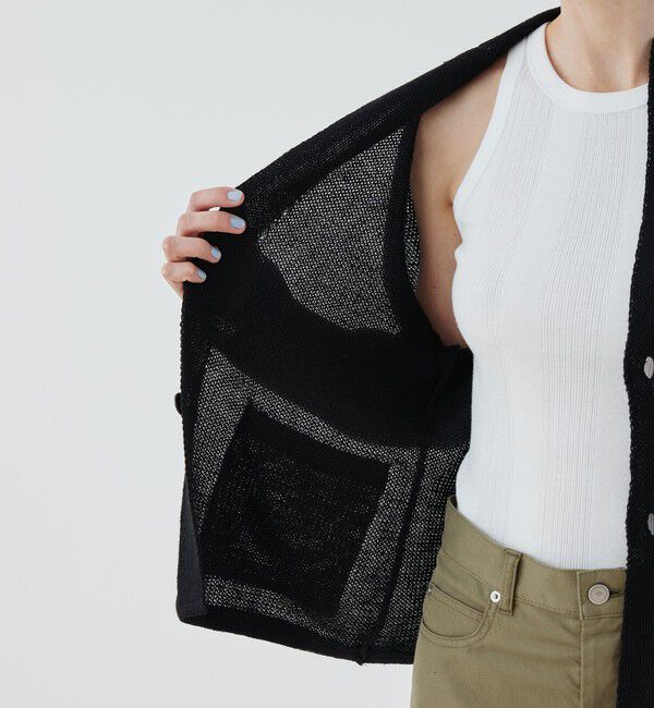 GALERIE VIE「リネンインレー ピークドラペルジャケット」|テーラードジャケット|