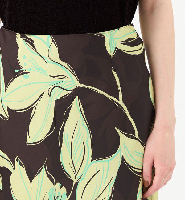 Ballsey「ビビフラワープリント マーメイドスカート」|フレア|