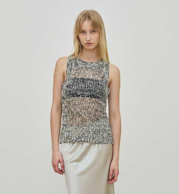 DES PRES「 ペーパーテープヤーン　タンクトップ」|ニット・セーター|