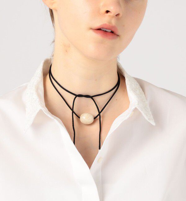 TOMORROWLAND GOODS「Annika Ine Stone Ellipse L ネックレス」|ネックレス|