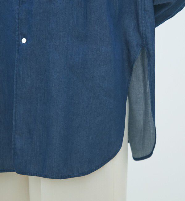 MACPHEE「ライトデニム チュニックシャツ」|シャツ・ブラウス|