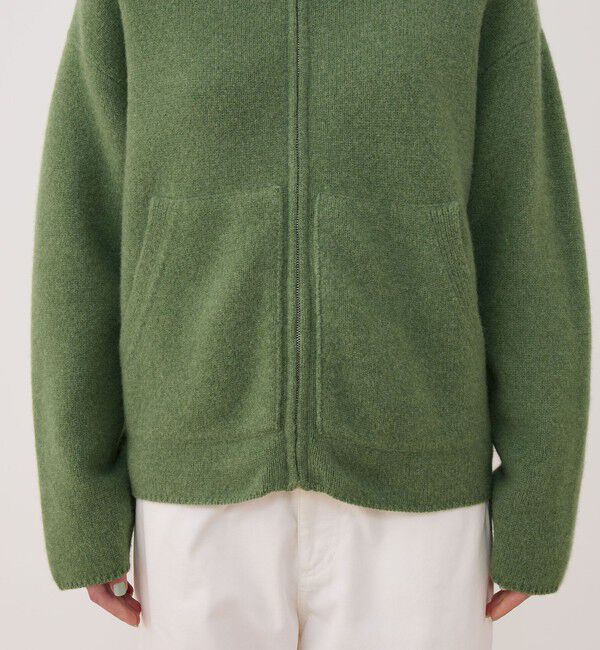 GALERIE VIE「オーストラリアンラムズウール ジップアップブルゾン」|ブルゾン・スタジャン|