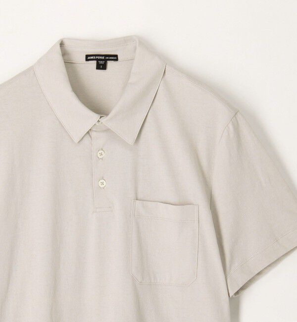 JAMES PERSE「コットンリネン ポロシャツ MCBJ3749」|ポロシャツ|