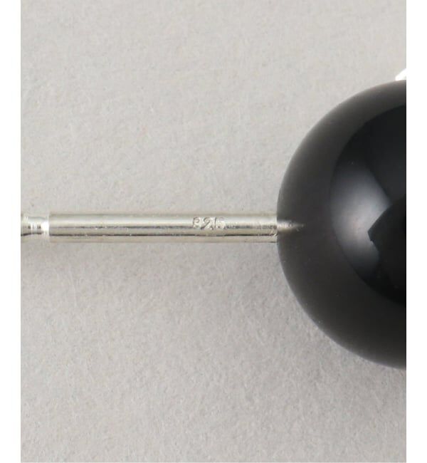  「SASKIA DIEZ 3DROP EARRING ONYX 1PEACE：片耳ピアス」|ピアス|