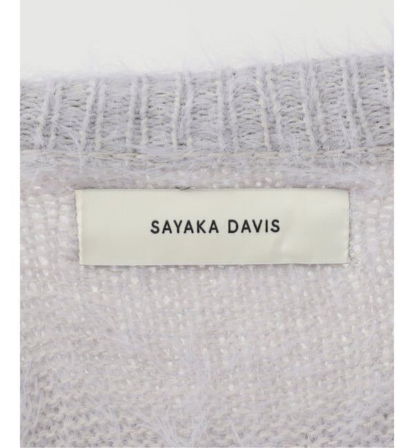  「SAYAKA DAVIS SHAGGY KNIT DRESS VKT53-WS：ワンピース」|ワンピース|