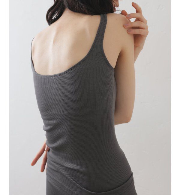 EMILYWEEK「シルクテレコリブブラタンクトップ」|インナー|