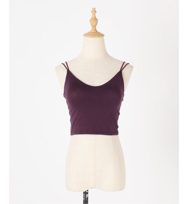 EMILYWEEK「Wラインリヨセルクロップドブラキャミソール」|インナー|