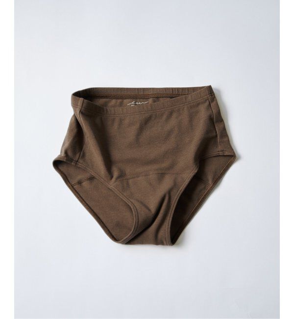 EMILYWEEK「【RESET】オーガニックコットン混 吸水ショーツ」|インナー|ブラウン