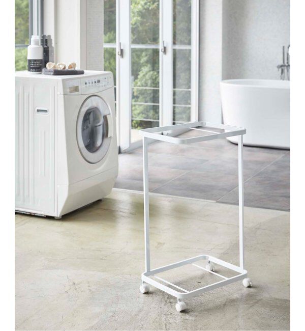 journal standard Furniture「《WEB限定》【tower/タワー】 ランドリーワゴン+バスケット」|トイレタリー・ランドリーグッズ|