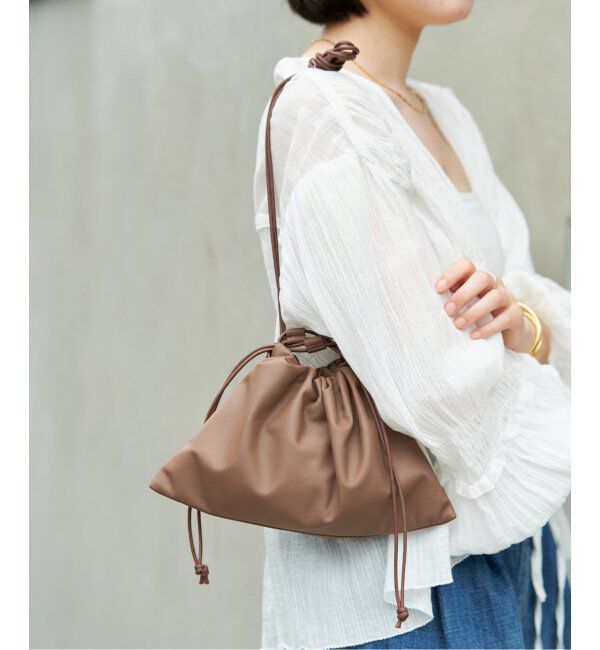 Plage「《WEB限定追加》les Tendre leather clutch バッグ 4」|ショルダー・メッセンジャー|ブラウン