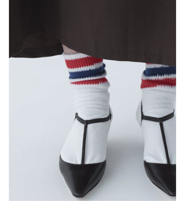 Plage「THE RAILROAD SOCK / レイルロードソックス HEALTHTRAK THERAPEUTIC ソックス」|ソックス|ホワイト A