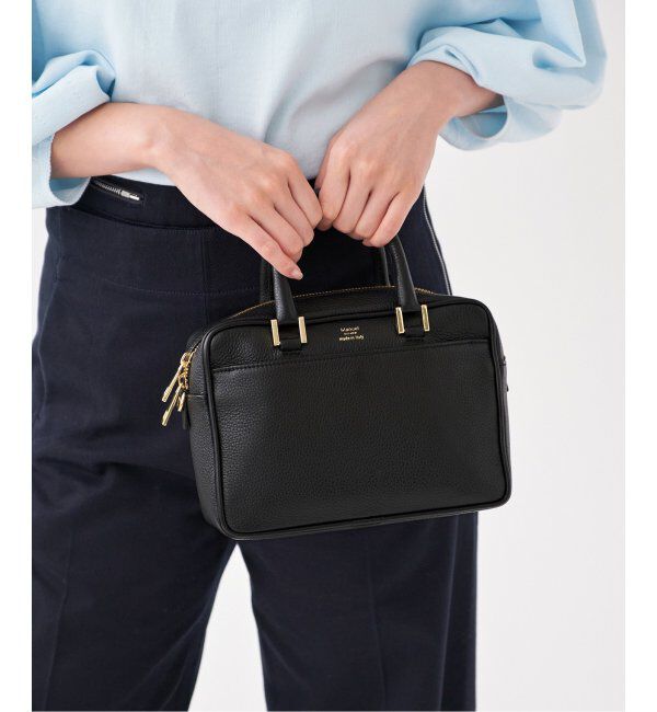 IENA「《追加5》Manuel MILANO/マニュエルミラノ 別注 レザーバッグ MIDI」|ハンドバッグ|