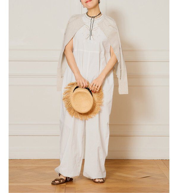 IENA LA BOUCLE「《追加》IENA LA BOUCLE カットワークレースオールインワン2」|オールインワン|