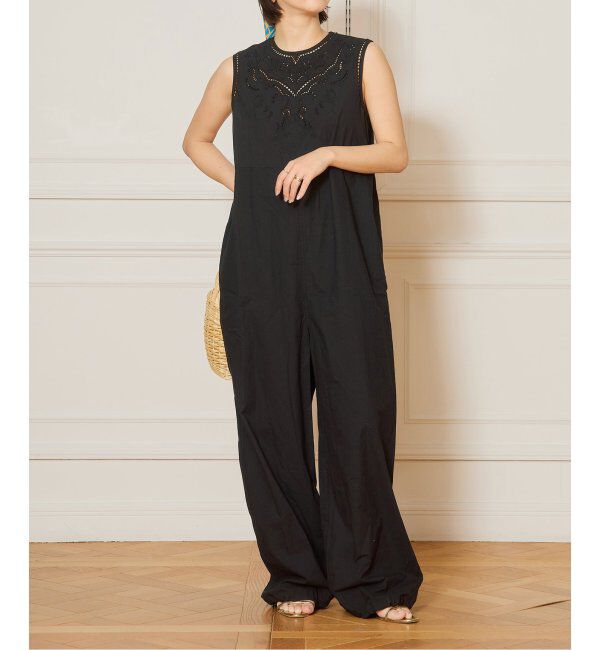 IENA LA BOUCLE「《追加》IENA LA BOUCLE カットワークレースオールインワン2」|オールインワン|