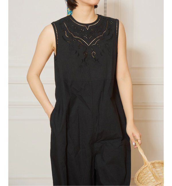 IENA LA BOUCLE「《追加》IENA LA BOUCLE カットワークレースオールインワン2」|オールインワン|