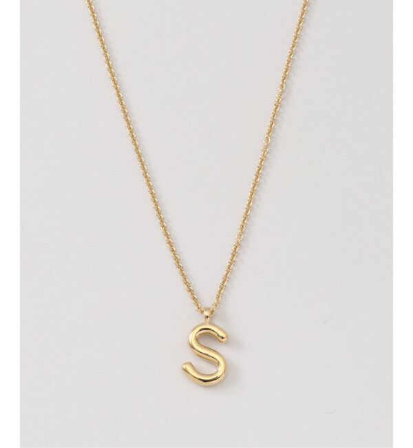 IENA「JOSEPHINE STUDIO/ジョセフィン・ストゥディオ LETER CHARM SMALL S ネックレス」|ネックレス|ゴールド