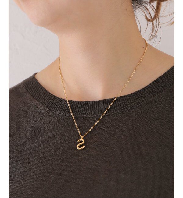 IENA「JOSEPHINE STUDIO/ジョセフィン・ストゥディオ LETER CHARM SMALL S ネックレス」|ネックレス|