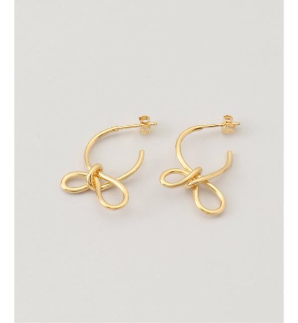 IENA「BAR Jewellery/バージュエリー TINY FIOCCO PIERCE ピアス(両耳)」|ピアス|ゴールド