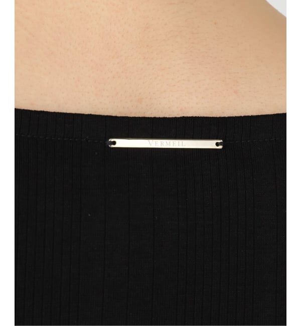 VERMEIL par iena「Ballet neck RIB プルオーバー」|Tシャツ・カットソー|