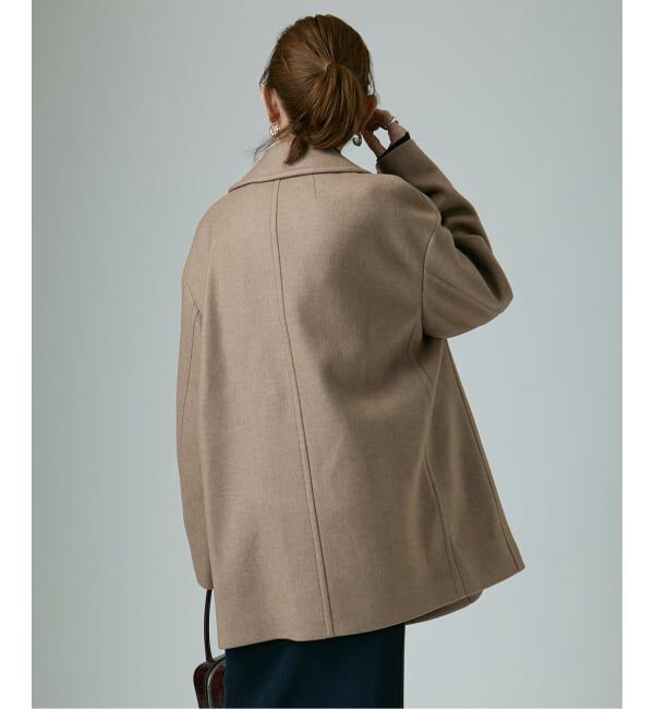 VERMEIL par iena「ATON エイトン Super 120s Double Melton ショートコート SCAGGW0 913」|その他|