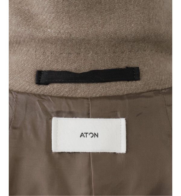 VERMEIL par iena「ATON エイトン Super 120s Double Melton ショートコート SCAGGW0 913」|その他|