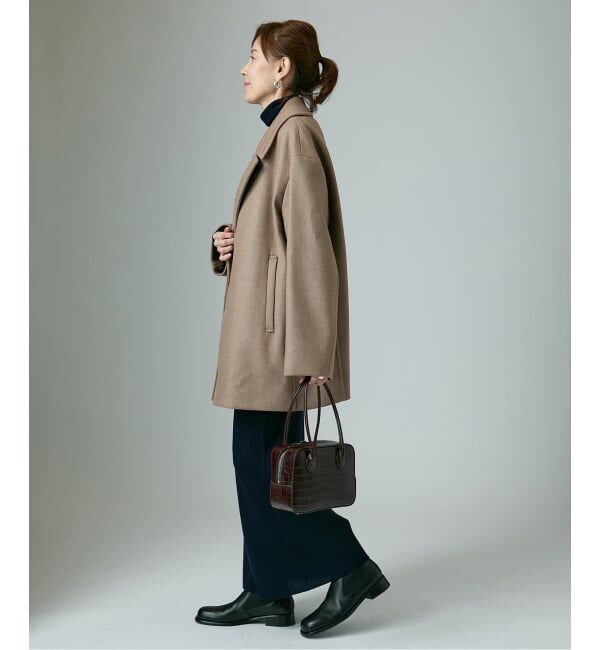 VERMEIL par iena「ATON エイトン Super 120s Double Melton ショートコート SCAGGW0 913」|その他|