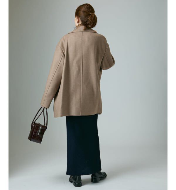 VERMEIL par iena「ATON エイトン Super 120s Double Melton ショートコート SCAGGW0 913」|その他|