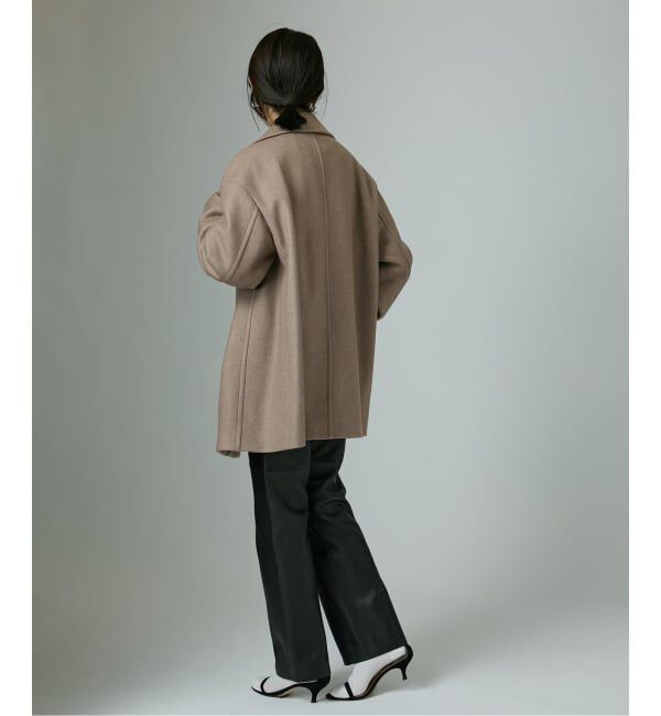 VERMEIL par iena「ATON エイトン Super 120s Double Melton ショートコート SCAGGW0 913」|その他|