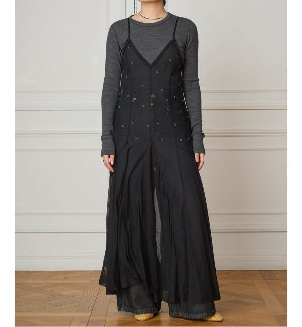 IENA LA BOUCLE「IENA LA BOUCLE チュールビーズキャミワンピース」|ワンピース|