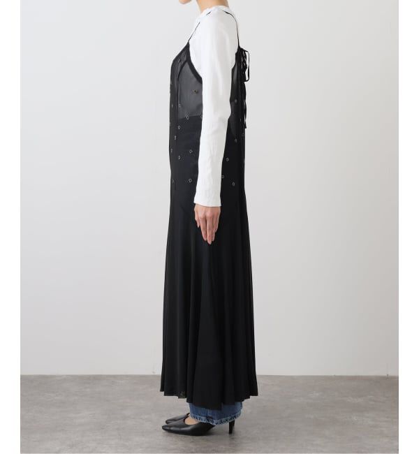 IENA LA BOUCLE「IENA LA BOUCLE チュールビーズキャミワンピース」|ワンピース|