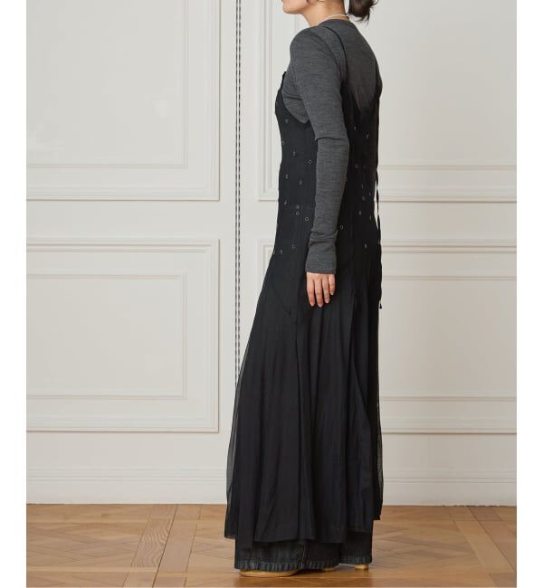 IENA LA BOUCLE「IENA LA BOUCLE チュールビーズキャミワンピース」|ワンピース|