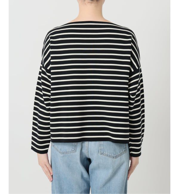 IENA「《予約》ダブルボーダープルオーバー」|ニット・セーター|