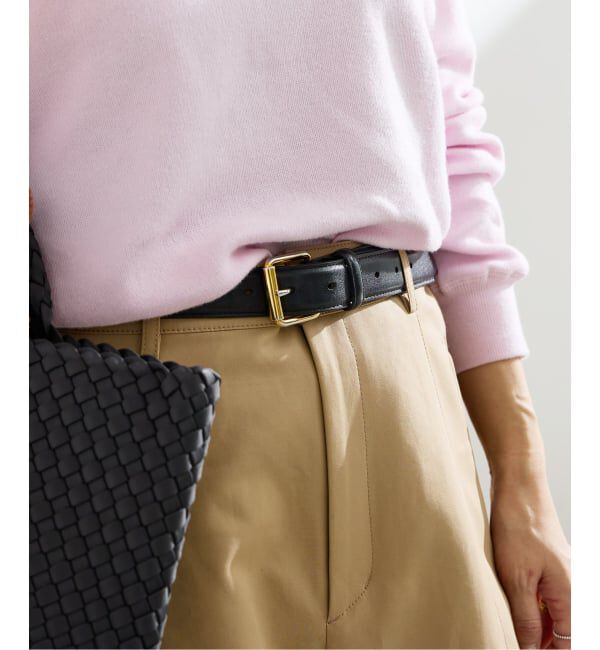IENA「《追加2予約》MAISON BOINET LETHER BELT ベルト 94146G」|ベルト|
