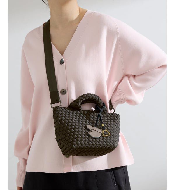 IENA「《予約》NAGHEDI/ナゲディ St Bathe Petit Tote トートバッグ SN30311LD」|トートバッグ|ブラック