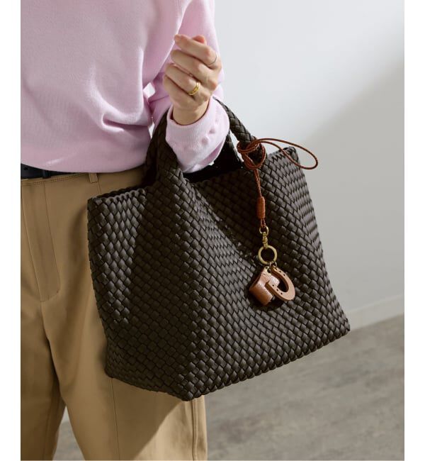 IENA「《予約》NAGHEDI/ナゲディ St.Baths Medium Tote トートバッグ SN03013LD」|トートバッグ|ブラック