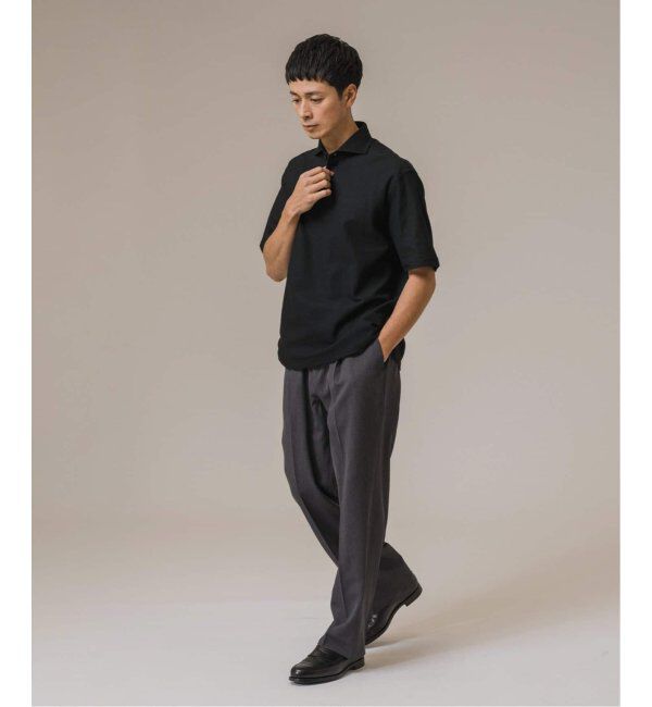 EDIFICE「《追加》"吸水速乾＆高通気機能" COOLMAX ハニカムボーダー ポロシャツ2」|ポロシャツ|