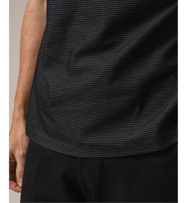 EDIFICE「《追加》"吸水速乾＆高通気機能" COOLMAX ハニカムボーダー ポロシャツ2」|ポロシャツ|