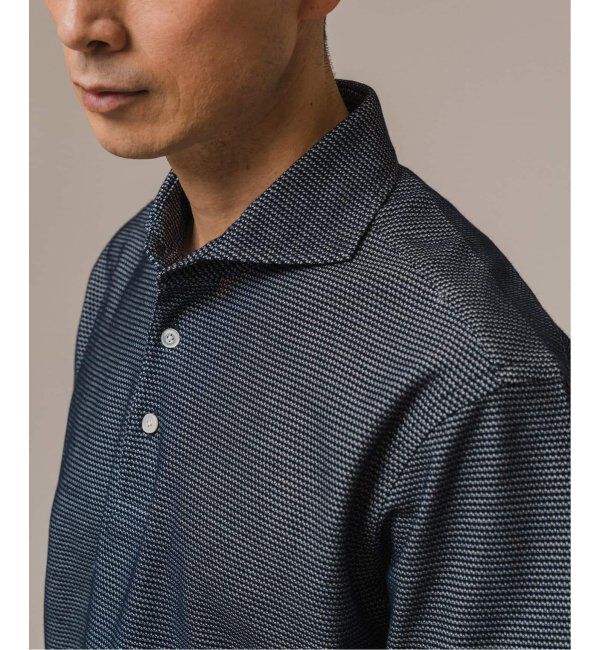 EDIFICE「《追加》"吸水速乾＆高通気機能" COOLMAX ハニカムボーダー ポロシャツ2」|ポロシャツ|