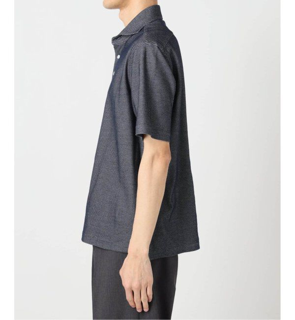 EDIFICE「《追加》"吸水速乾＆高通気機能" COOLMAX ハニカムボーダー ポロシャツ2」|ポロシャツ|