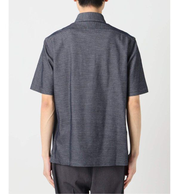 EDIFICE「《追加》"吸水速乾＆高通気機能" COOLMAX ハニカムボーダー ポロシャツ2」|ポロシャツ|