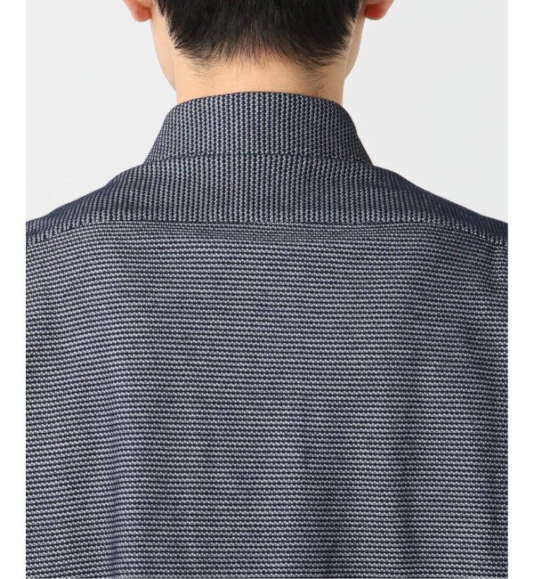 EDIFICE「《追加》"吸水速乾＆高通気機能" COOLMAX ハニカムボーダー ポロシャツ2」|ポロシャツ|