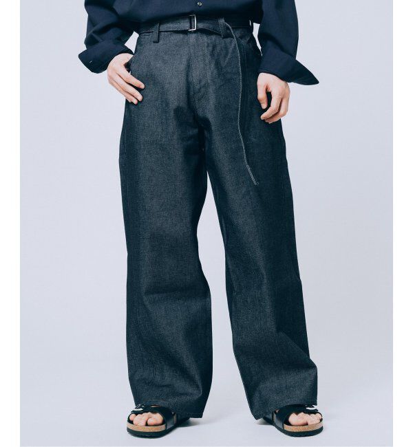 EDIFICE「LEVI&rsquo;S(R)/リーバイス(R)  別注 TWISTED BELTED デニムパンツ (L28)」|デニム|