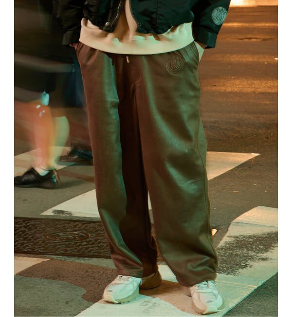 Paris Saint-Germain「【Paris Saint-Germain 】 JP PIPING PANT Synthetic Leather」|その他|ブラウン
