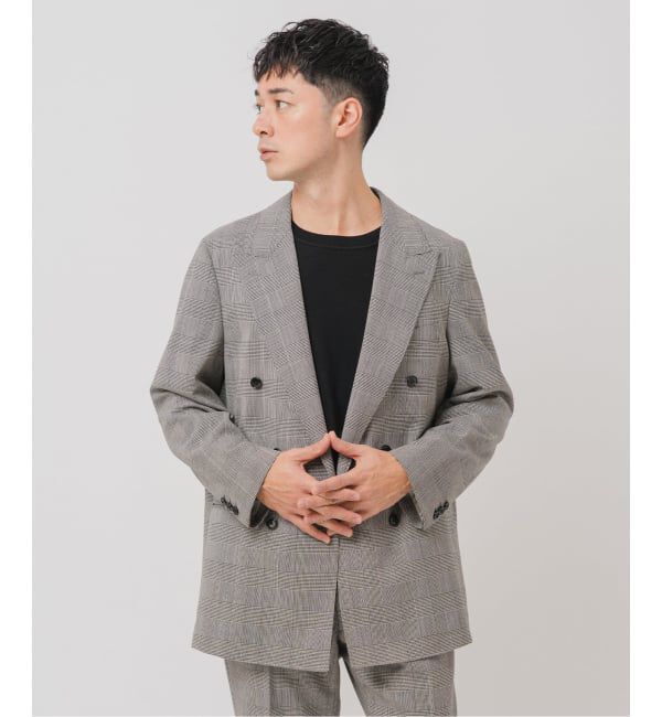 EDIFICE「《予約》COUTURE D&rsquo;ADAM (クチュール ド アダム) 別注 Double JK Glencheck」|テーラードジャケット|