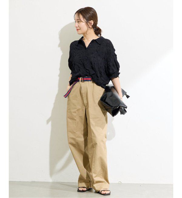 JOURNAL STANDARD「【BURK / バーク】ベルトツキチノパンツ」|チノ|